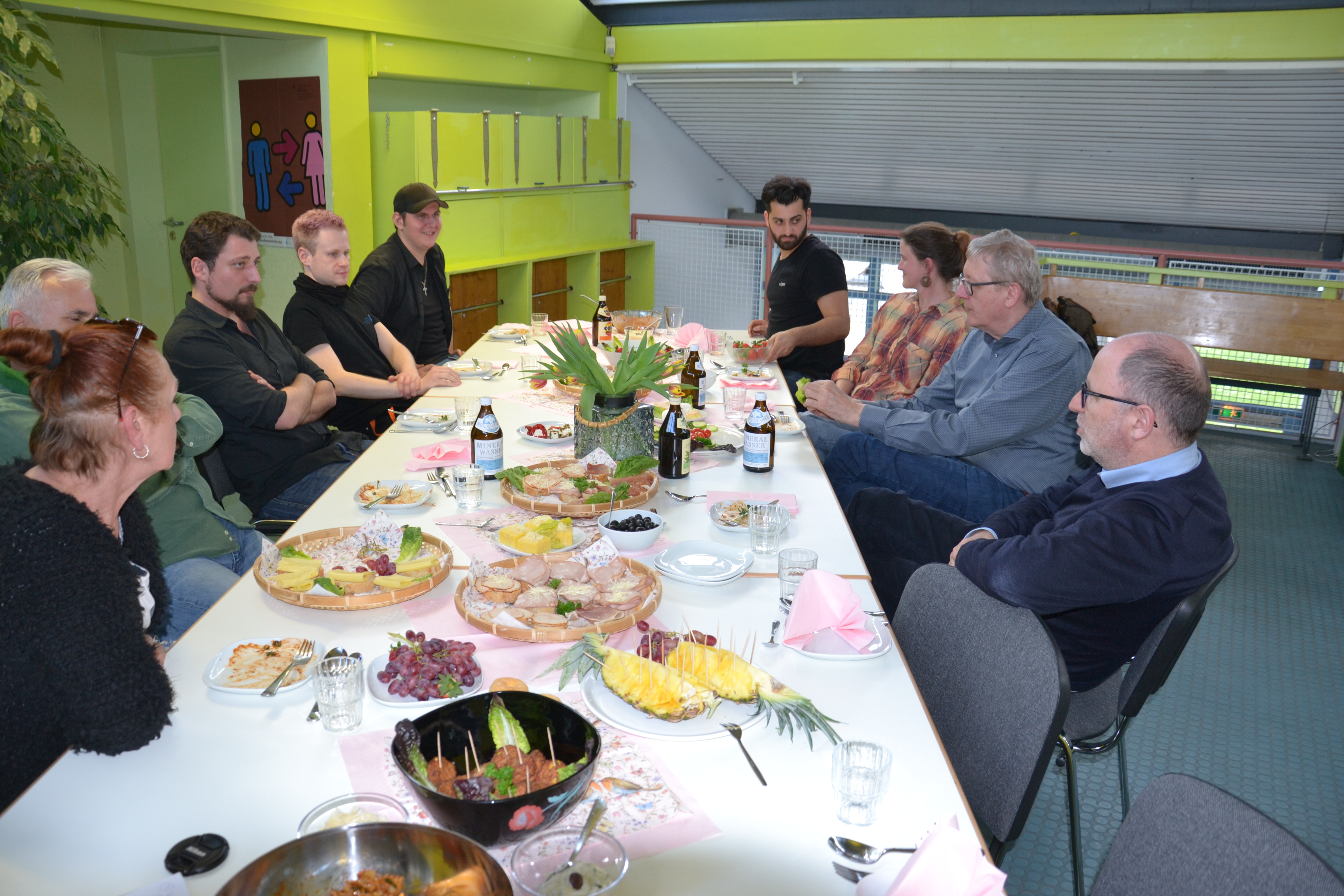 Team KistE mit DK Franzl und Vorstand Wübbeling