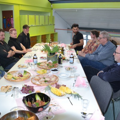 Team KistE mit DK Franzl und Vorstand Wübbeling